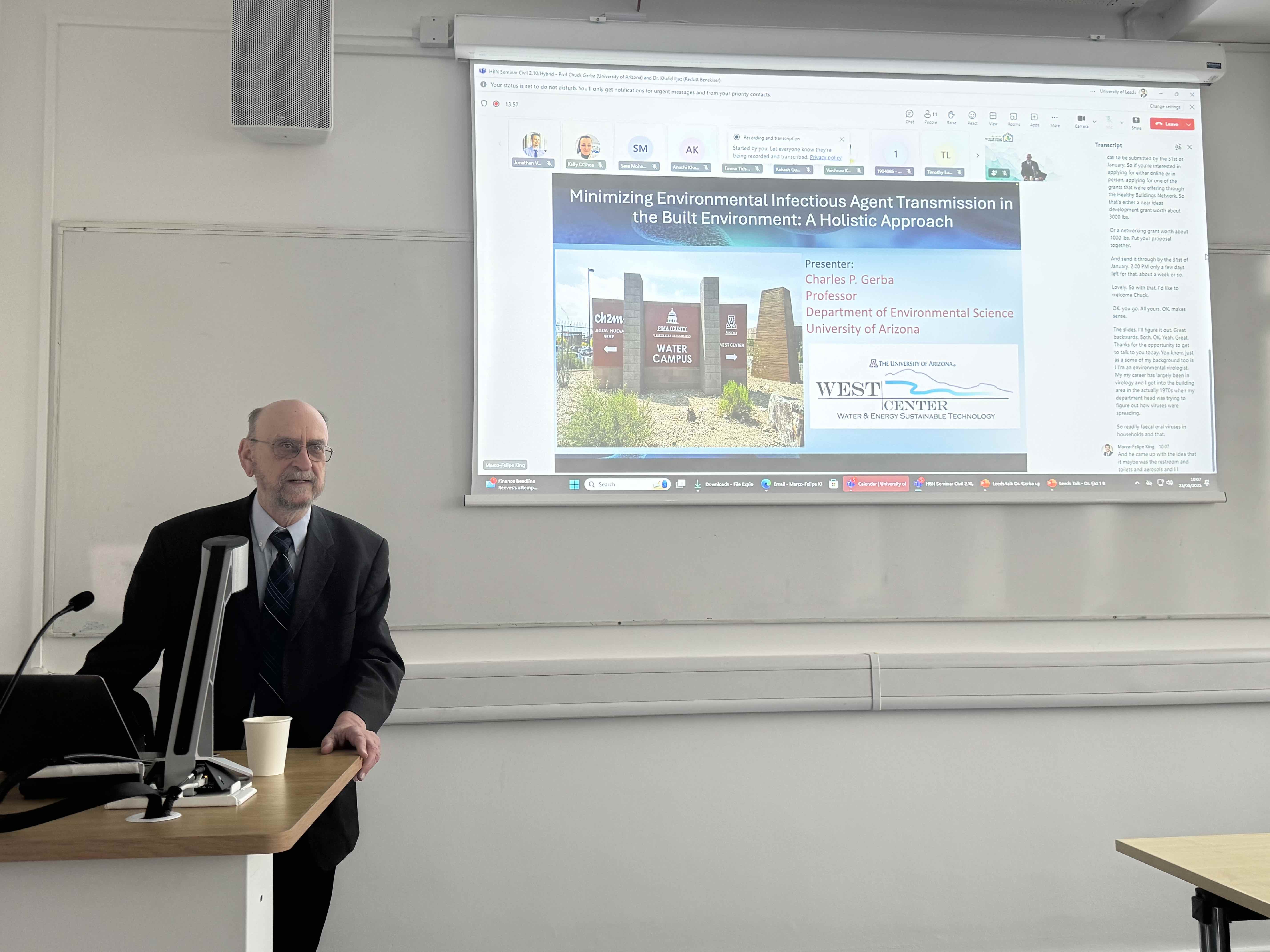 Professor Chuck Gerba