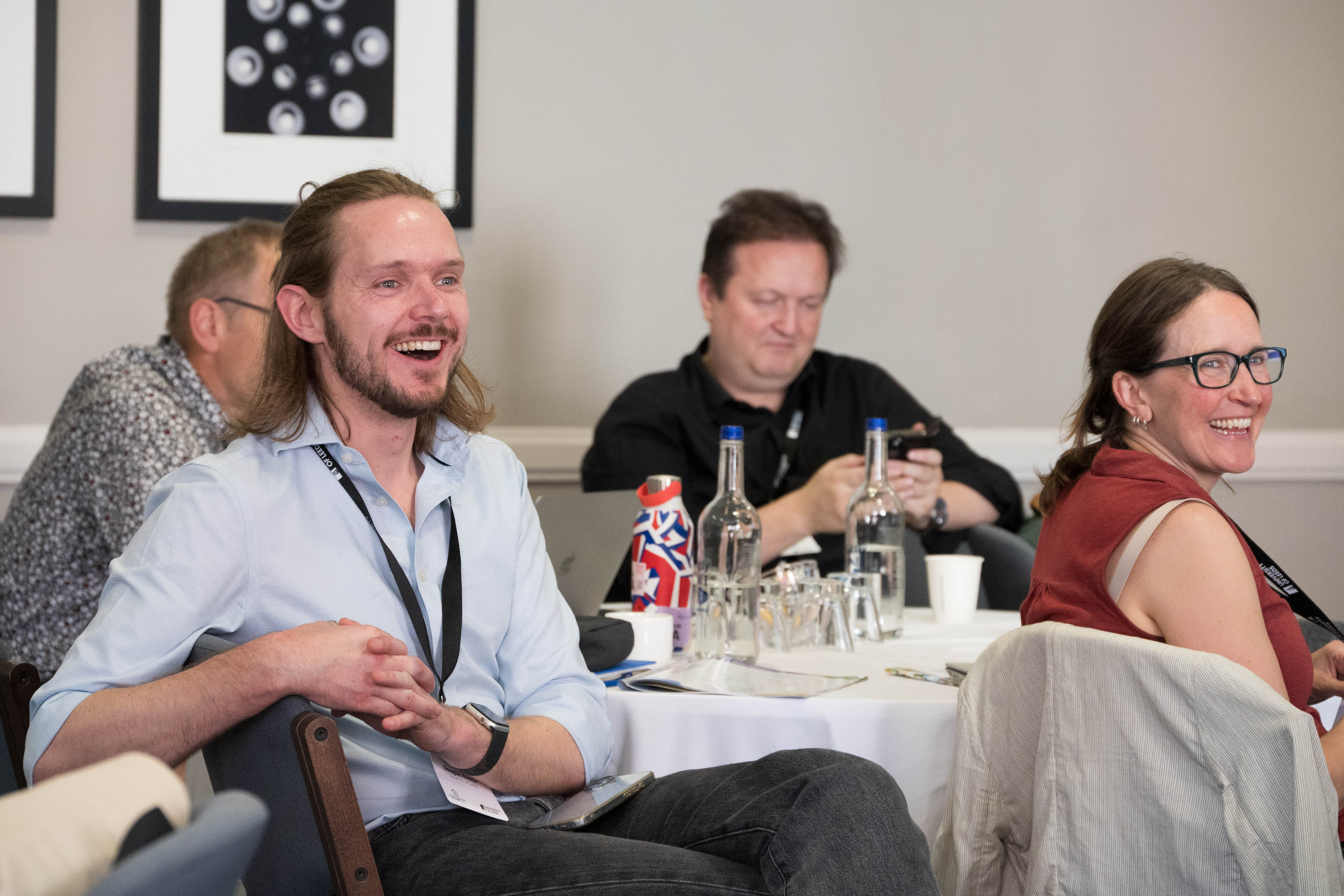 Audience members laughing during the HBN Showcase 2026