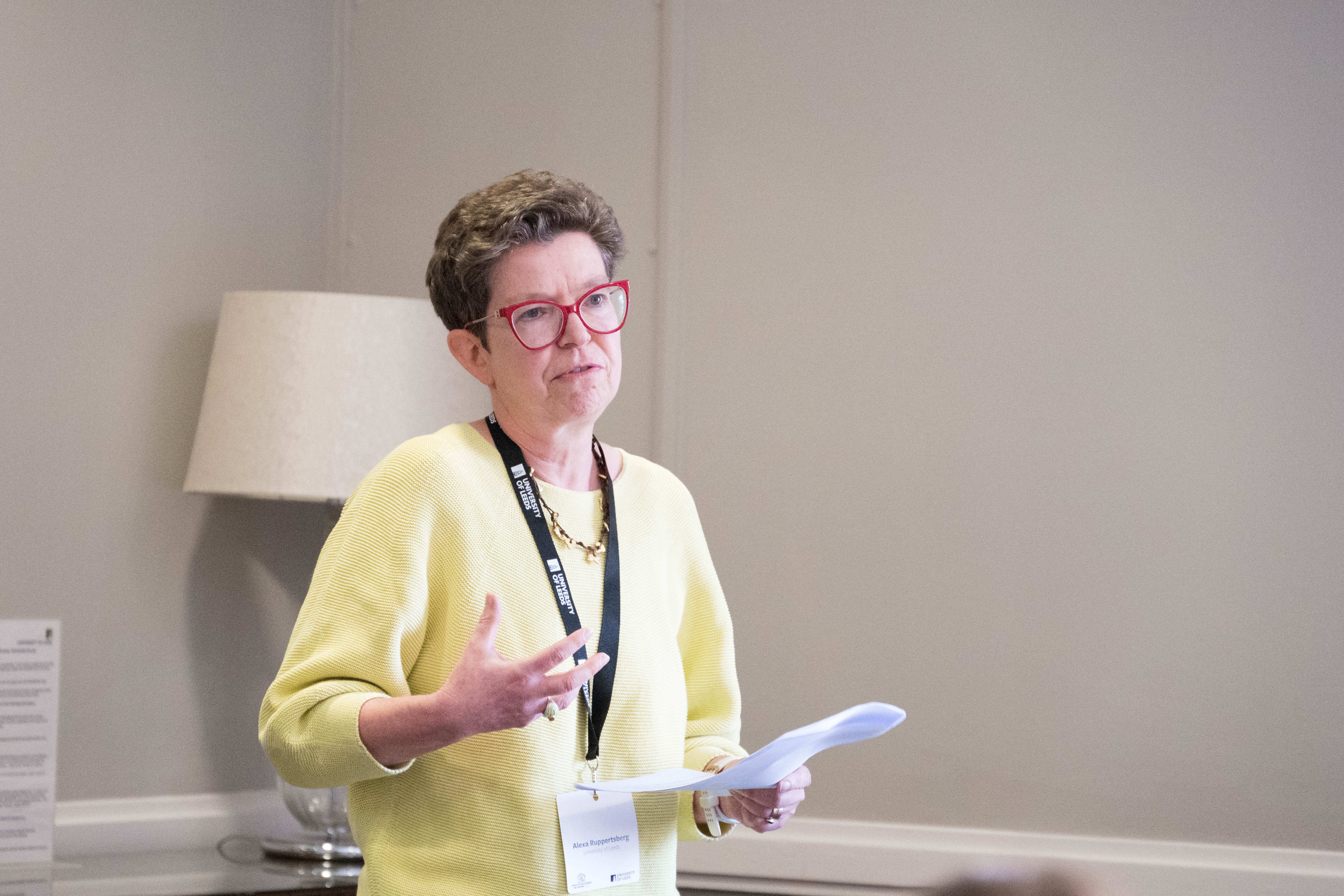 Dr Alexa Ruppertsberg presenting Human-Centred Housing