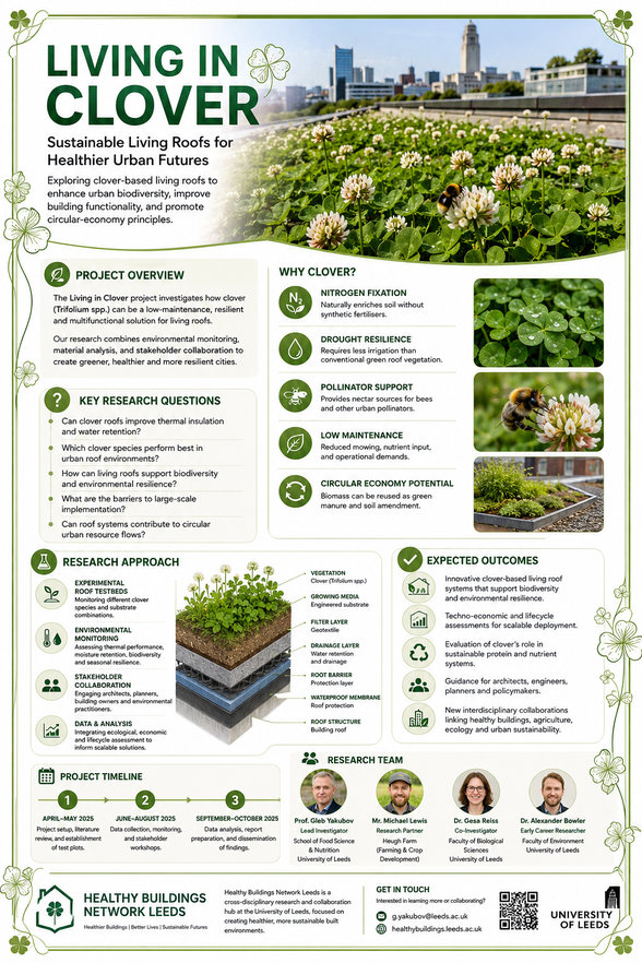 Living in Clover project poster